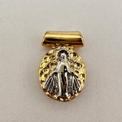 DIJE ESCAPULARIO MILAGROSA DOBLE TONO - UND - DI149