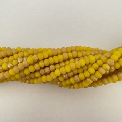 CRISTAL DONA 2mm AMARILLO COMBINADO - TIRA - CD234
