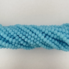 CRISTAL DONA 2mm TURQUESA - TIRA - CD236