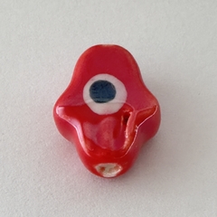 CERAMICA MANO HAMSA ROJA - UND - CE164