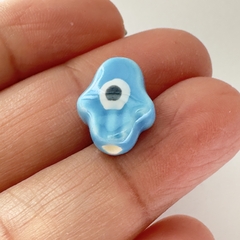 CERAMICA MANO HAMSA AZUL CLARO - UND - CE167 - comprar online
