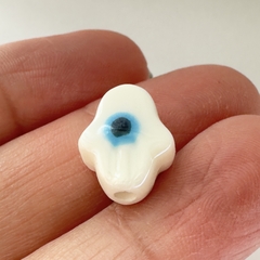CERAMICA MANO HAMSA BLANCA - UND - CE165 - comprar online