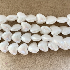 PERLA ACRILICA CORAZON 15mm - TIRA (20 Und) - PE33