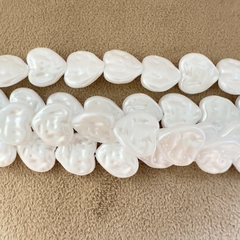 PERLA ACRILICA CORAZON 13,5mm - TIRA (22 Und) - PE34