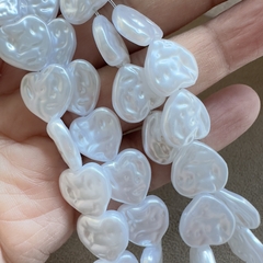 PERLA ACRILICA CORAZON 13,5mm - TIRA (22 Und) - PE34 - comprar online
