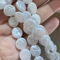 PERLA ACRILICA REDONDA 12,8mm - TIRA (27 Und) - PE37 - comprar online