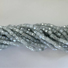CRISTAL CUBO 3mm GRIS - TIRA - CC319