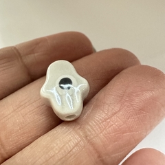 CERAMICA MANO HAMSA GRIS - UND - CE175 - comprar online