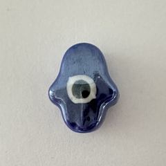 CERAMICA MANO HAMSA AZUL - UND - CE163