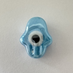CERAMICA MANO HAMSA AZUL CLARO - UND - CE167