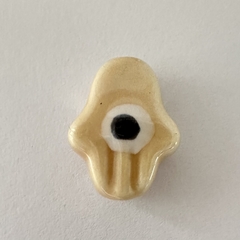 CERAMICA MANO HAMSA CREMA- UND - CE171