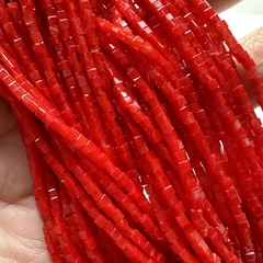 CRISTAL CUBO 2mm ROJO - TIRA - CC201 - comprar online