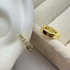 AROS / ARGOLLAS SIMPLE CON MICROZIRCONIA 8,5mm - PAR - ZA87