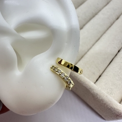 ARGOLLAS SIMPLE CON MICROZIRCONIA 11mm - PAR - ZA88 - comprar online