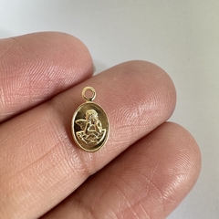 DIJE PEQUEÑO MEDALLA ANGEL DE LA GUARDA 11mm - DI284 - comprar online