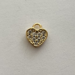 DIJE MINI CORAZON ZIRCON 7mm - DI221
