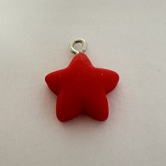 DIJE RESINA ESTRELLA ROJA 14,5mm - UND - RE22