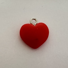 DIJE RESINA CORAZON ROJO 14,5mm - UND - RE21