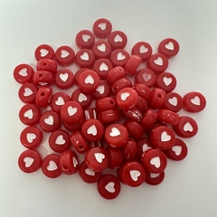 PASTILLAS ROJAS CORAZON BLANCO - PAQ. 10gr. - PL103