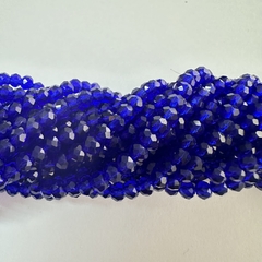 CRISTAL DONA 4mm AZUL FRANCIA - TIRA - CD423