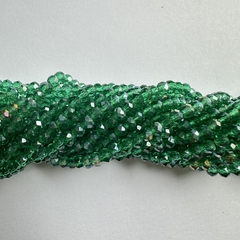 CRISTAL CHECO DONA 3mm VERDE TRANSLUCIDO - CD335