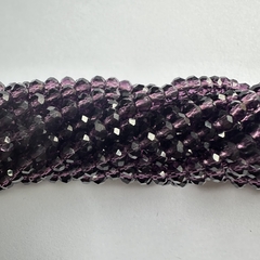 CRISTAL DONA 4mm VIOLETA TRANSLUCIDO - TIRA - CD454