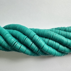 FIMO 6mm TURQUESA OSCURO - TIRA 40cm - FI27