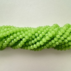 CRISTAL DONA 4mm VERDE CLARO - TIRA - CD413