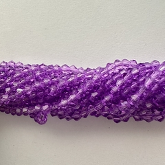 CRISTAL BICONO 4mm VIOLETA TRANSLUCIDO - CB420