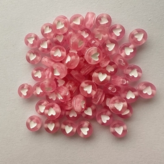 PASTILLAS ROSAS CORAZON BLANCO - PAQ. 10gr. - PL112