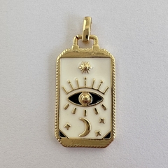 DIJE TAROT BLANCO OJO TURCO - UND - DI517