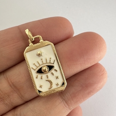 DIJE TAROT BLANCO OJO TURCO - UND - DI517 - comprar online