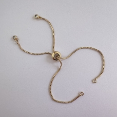 BASE DE PULSERA AJUSTABLE LISA - UND - FO49