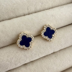 AROS TOPITO FLOR VC AZUL - PAR - ZA111