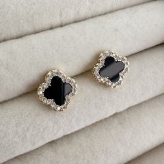 AROS TOPITO FLOR VC NEGRO - PAR - ZA112