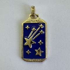 DIJE TAROT ESTRELLAS AZUL - UND - DI519