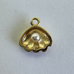DIJE MICROZIRCONIA OSTRA CON MINI PERLA 11,5mm - DI228