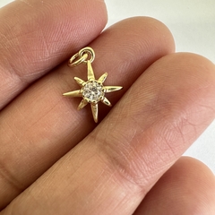 DIJE ESTRELLA 8 PUNTAS CUBIC - DI204 - comprar online