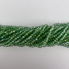 CRISTAL DONA 2mm VERDE CLARO TRANSLUCIDO - TIRA - CD221