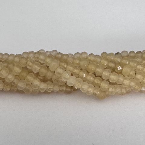 AGATA DONA FACETADA 4mm AMARILLO PASTEL - PI110