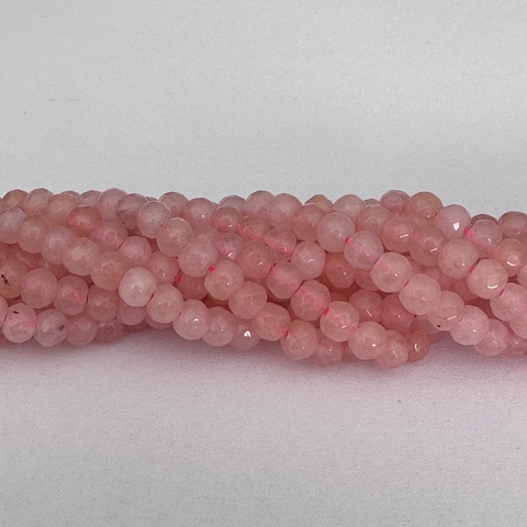 AGATA DONA FACETADA 4mm ROSA CLARO - PI108