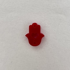 MANO HAMSA ROJA ACRILICO 10mm - PL73