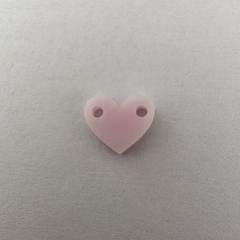 CORAZON ROSA ACRILICO 10mm - PL71
