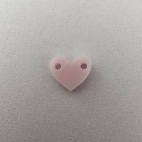 CORAZON ROSA ACRILICO 10mm - PL71