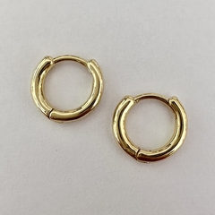 ARGOLLAS LISAS REDONDAS 13,5mm - PAR - ZA39