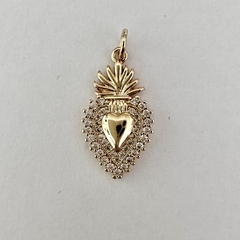 DIJE SAGRADO CORAZON ILUMINADO 23mm - DI173
