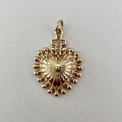 DIJE SAGRADO CORAZON CRUZ 22,8mm - DI399