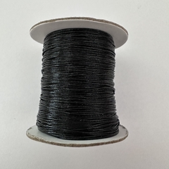 CORDON PIEL DE SERPIENTE 0.5mm NEGRO - ROLLO - HS13