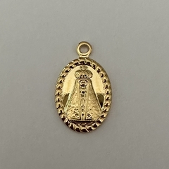 DIJE MEDIANO MEDALLA OVALADA VIRGEN 16mm - DI402