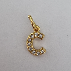 INICIALES DE ZIRCON - UND - DI239 - ZAGALA JOYAS